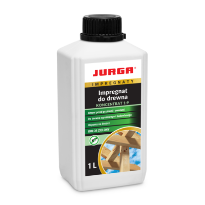 Impregnat do drewna Koncentrat 1:9 zielony 1 l JURGA