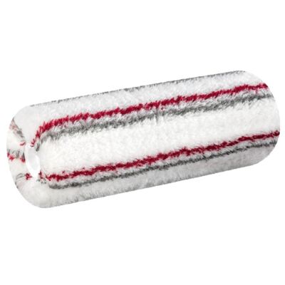 Wałek 25 cm rdzeń 44 mm P8 PET szaro-czerwony pasek