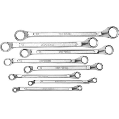 Klucz oczkowy głęboko odsadzony 6 - 22 mm zestaw 8 sztuk S34219