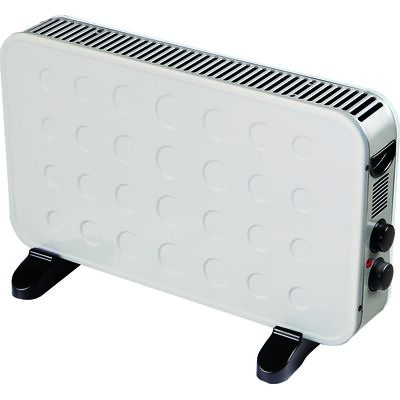 Grzejnik konwektorowy 2000 W z dodatkowym nawiewem biały