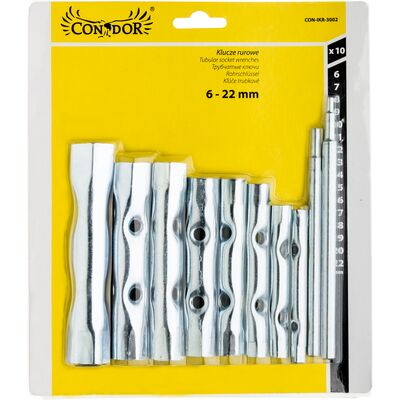 Klucz rurowy 6,0 - 22 mm zestaw 8 sztuk Condor