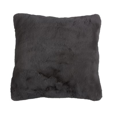 Poszewka FURRY 45 x 45 cm czarna