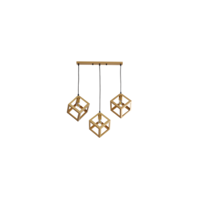 Lampa wisząca Sweden Gold 3xE27 złoty