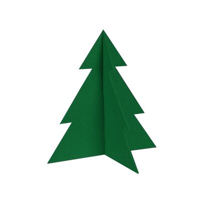 Choinka stojąca dekoracja filc PINE 22 x 23 cm zielony