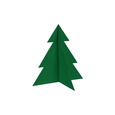 Choinka stojąca dekoracja filc PINE 14 x 15 cm zielony