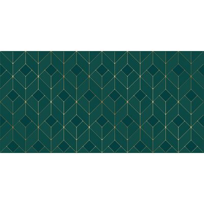 Dekor ścienny rektyfikowany Green 30 x 60 cm