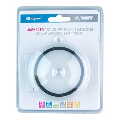 Lampka LED z czujnikiem ruchu i zmierzchu 0,5 W antracytowy