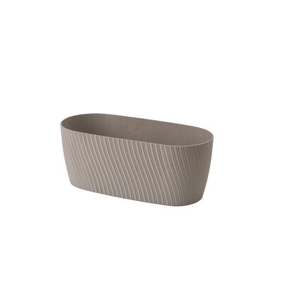 Skrzynka Mika 27 cm z podstawką platyna
