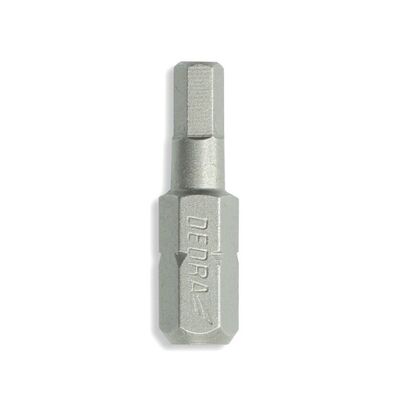 Końcówki wkrętakowe bity Hex H6x25 mm 3 szt blister DEDRA