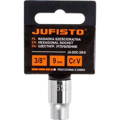 Nasadka sześciokątna 9 mm 3/8" Jufisto