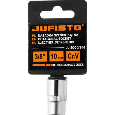 Nasadka sześciokątna 10 mm 3/8" Jufisto