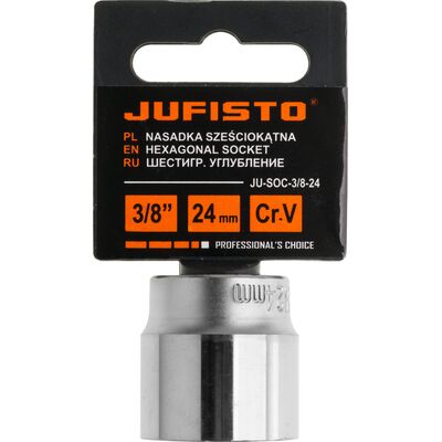 Nasadka sześciokątna 24 mm 3/8" Jufisto