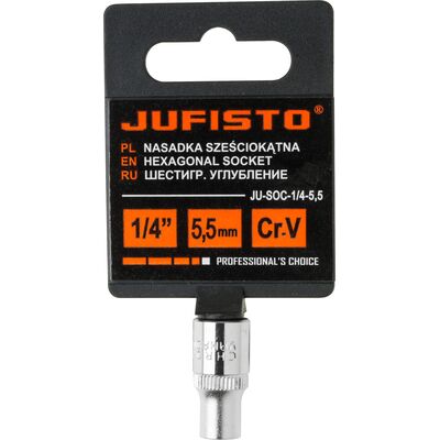 Nasadka sześciokątna 4,5 mm 1/4" Jufisto