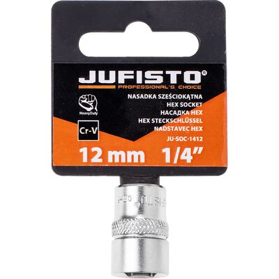 Nasadka sześciokątna 12 mm 1/4" Jufisto