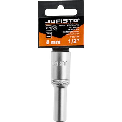 Nasadka 1/2" długa 78 mm, 8 mm Jufisto