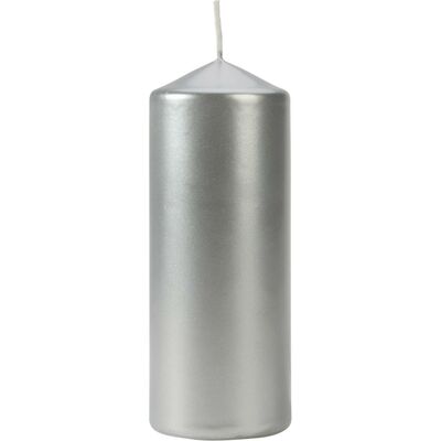 Świeca walec SW60/150-271 perłowy srebrny BISPOL