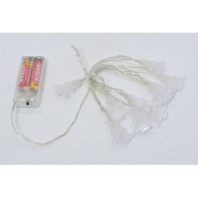 Lampki 10 LED choinki 2 x AA