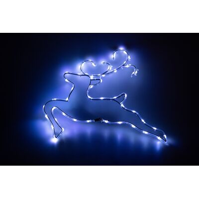 Figura renifer 54 LED zimny biały 45 x 39 cm