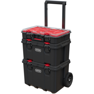 Zestaw 3 skrzynek Stack'N'Roll Keter