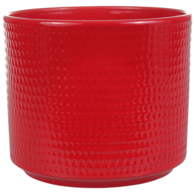 Osłonka ceramiczna Cylinder calla 16 cm czerwony Cermax