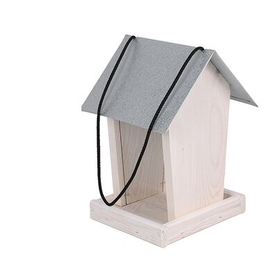 Karmnik zasypowy TD419.B PLEXI 18 x 18 x 26 cm biały