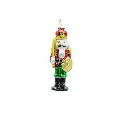 Zawieszka szklana Dziadek do orzechów 12,6 cm