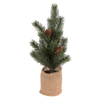 Choinka dekoracyjna w jucie 30 cm