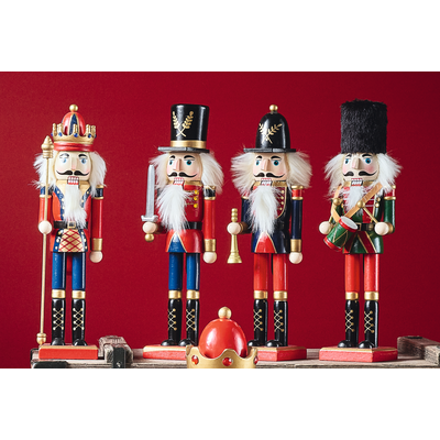 Figurka drewniana Dziadek do orzechów 30 cm