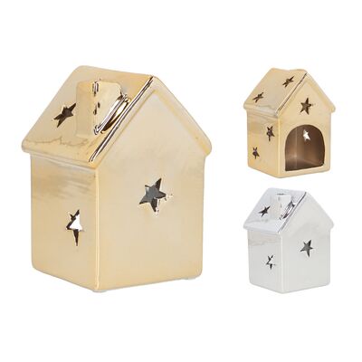 Domek ceramiczny 8,5 x 7 x 11,5 cm mix
