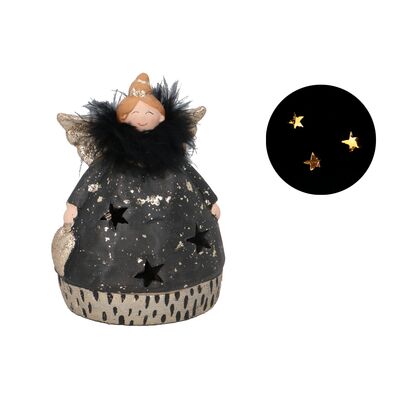 Figurka ceramiczna LED Anioł 15 cm