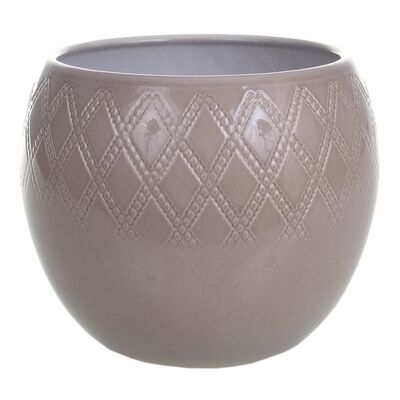 Osłonka ceramiczna Kula 510 14 cm DIAMENT ciemny zielony lazur