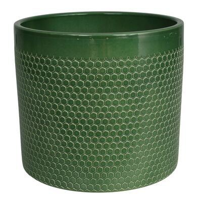 Osłonka ceramiczna 417 13 cm zielony lazur