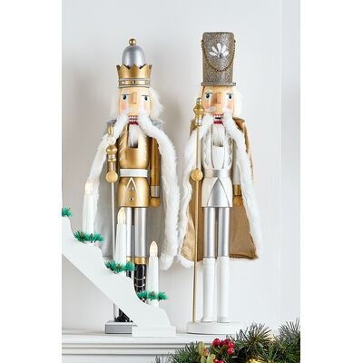 Figurka drewniana dziadek do orzechów 50 cm