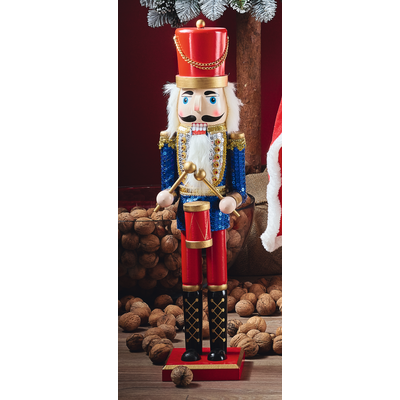 Figurka drewniana dziadek do orzechów 50 cm