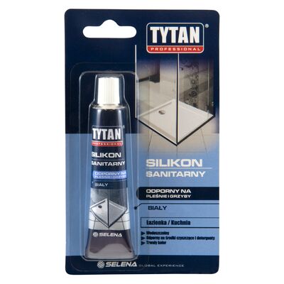 Silikon sanitarny biały 20 ml TYTAN PROFESSIONAL
