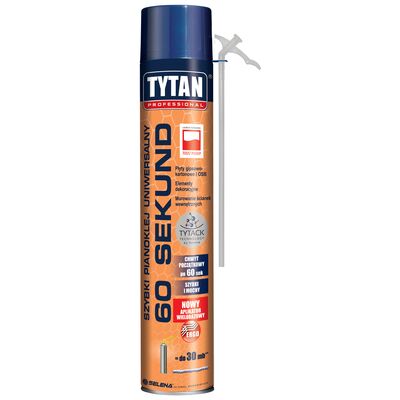 Pianoklej uniwersalny 60 Sekund 750 ml wężyk TYTAN PROFESSIONAL
