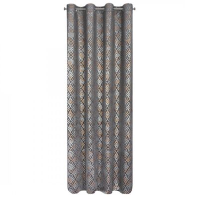 Zasłona ARETA 140 x 250 cm przelotki stalowy
