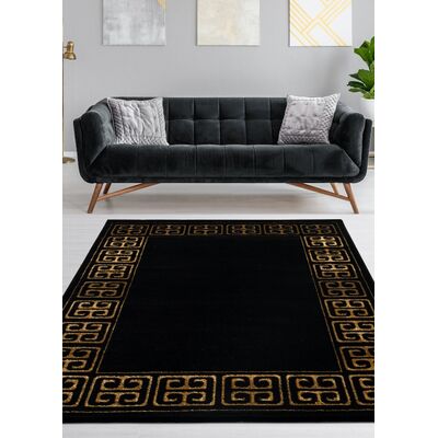 Dywan gold czarny 120 x 170 cm 0345