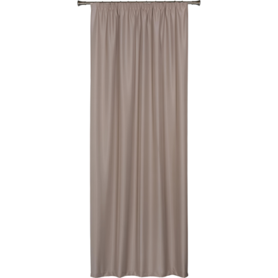 Zasłona z taśmą OXFORD 140 x 260 cm taupe