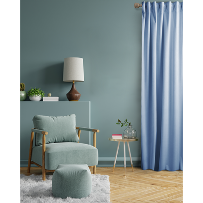 Zasłona Casual Chic 140 x 270 cm błękit