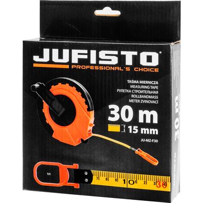 Taśma miernicza 30 m x 15 mm Jufisto
