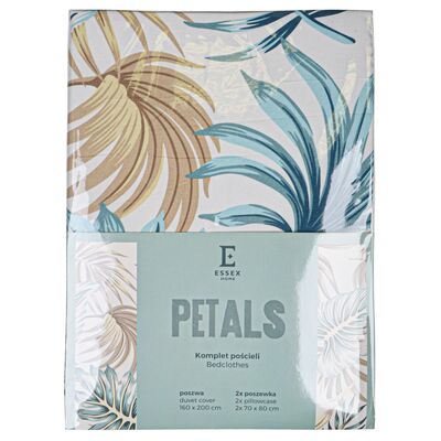 Pościel Petals 160 x 200 zielona
