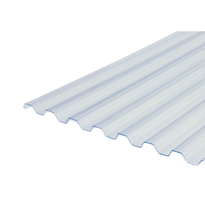 Płyta PVC przeźroczysta TRAPEZ 70/18 900 x 2500 x 0,8 mm