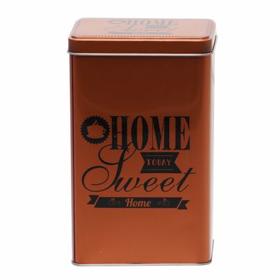 Pojemnik metalowy Sweet Home 16 cm d2 miedziany