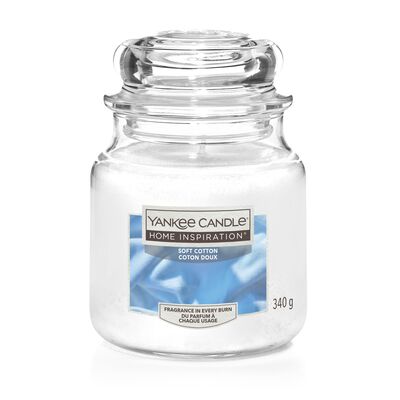 Świeca Yankee Candle Home Inspiration słoik średni Soft Cotton