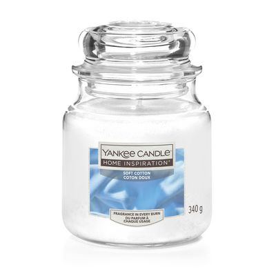 Świeca Yankee Candle Home Inspiration słoik średni Soft Cotton
