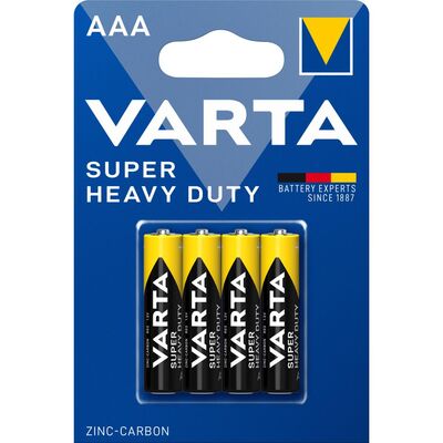 Baterie Superlife AAA R03P Blister 4 szt. VARTA