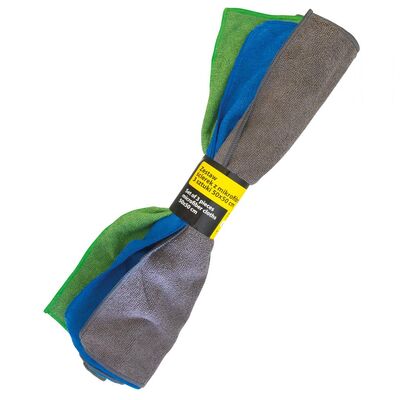 Zestaw ściereczek z mikrofibry 3 szt. 50cm x 50cm Moje Auto Virage