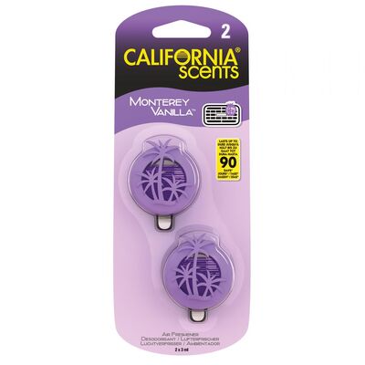 Membrana Mini do nawiewu w samochodzie Monterey Vanilla 3 ml CALIFORNIA SCENTS