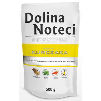 Karma mokra dla psa BOGATA W KURCZAKA 500 g Dolina Noteci